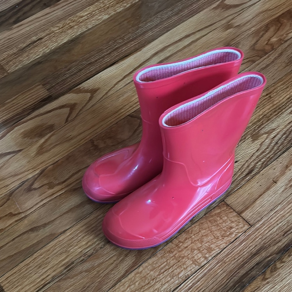 Kids Pink Rain Boots